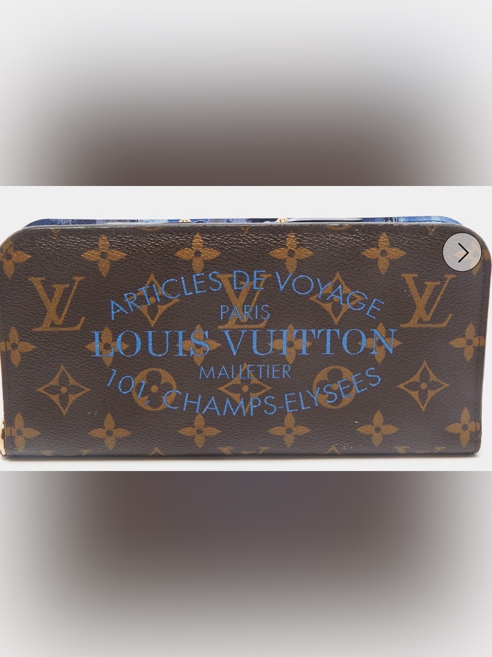 Authentic Louis Vuitton Limited Edition Grand Bleu Monogram Canvas Articles de